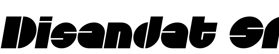 Disandat SF Italic Font Download Free