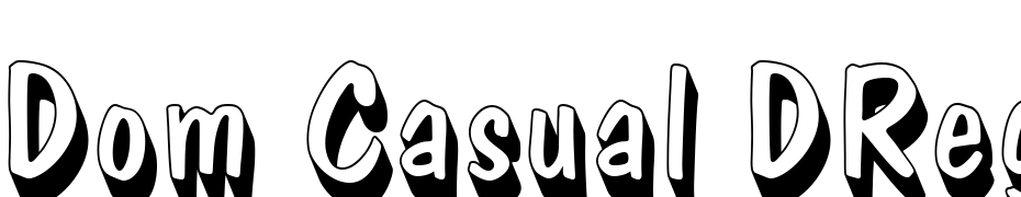 Dom Casual DReg Sh1 Font Download Free