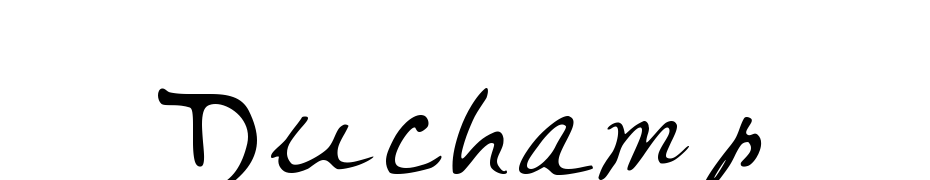 Duchamp Font Download Free