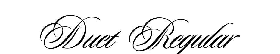 Duet Regular Font Download Free