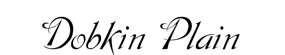 Dobkin Plain Font Download Free