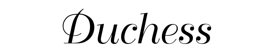 Duchess Font Download Free