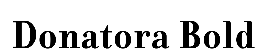 Donatora Bold Font Download Free