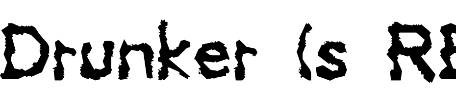 Drunker (s RB) Font Download Free