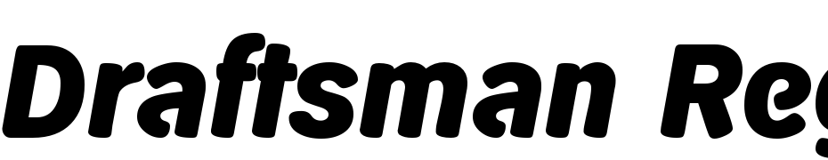 Draftsman Regular Font Download Free