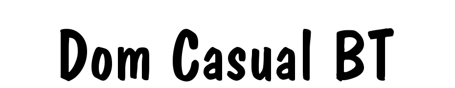 Dom Casual BT Font Download Free