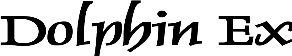 Dolphin Extended Bold Font Download Free