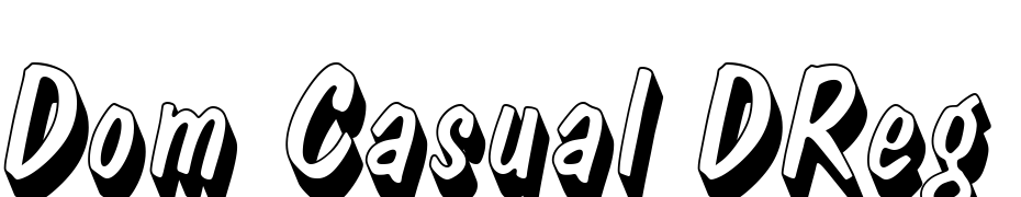 Dom Casual DReg Ita Sh1 Scarica Caratteri Gratis