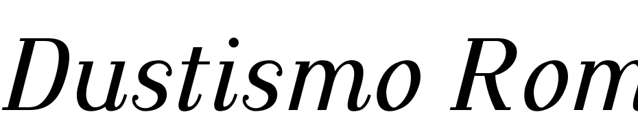 Dustismo Roman Font Download Free