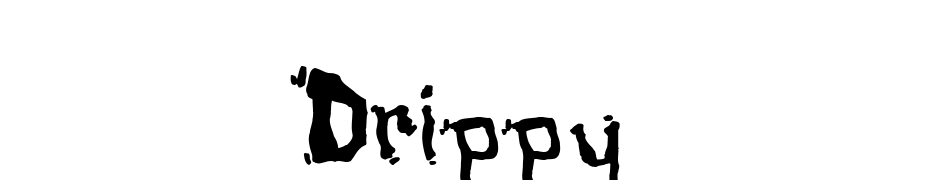 Drippy Font Download Free