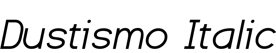 Dustismo Italic Font Download Free