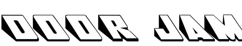 Door Jamb Font Download Free