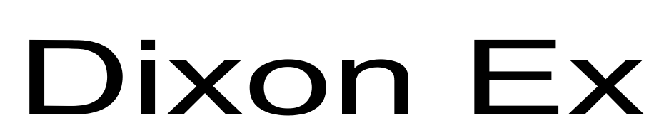 Dixon Ex Font Download Free