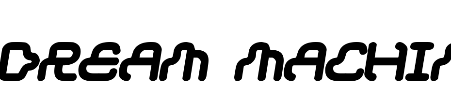 Dream Machine Font Download Free