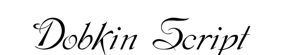Dobkin Script Font Download Free