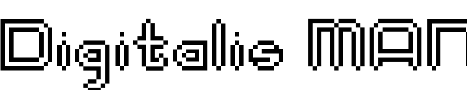 Digitalis MAN Font Download Free