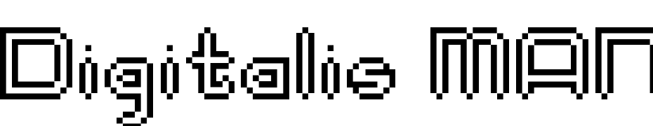 Digitalis MAN Font Download Free