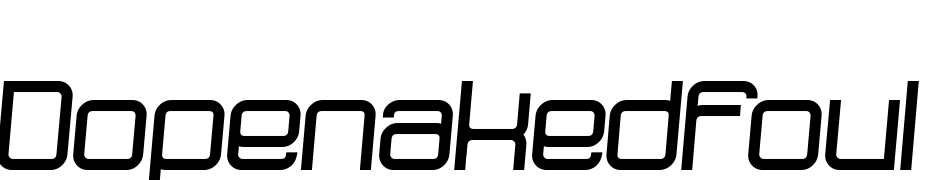 Dopenakedfoul Relaxed Font Download Free