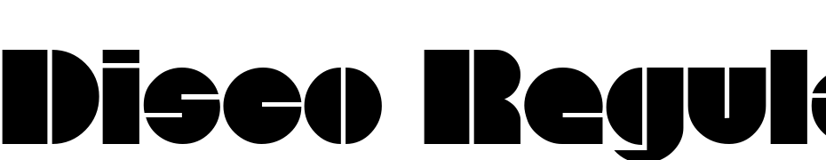 Disco Regular Font Download Free