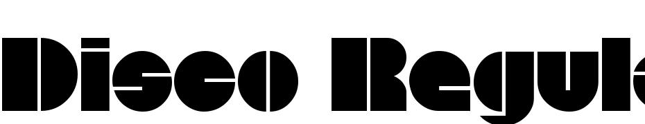 Disco Regular Font Download Free