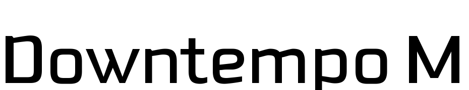 Downtempo Medium Font Download Free
