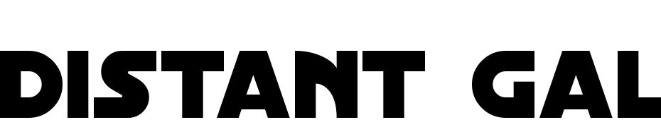 Distant Galaxy Font Download Free