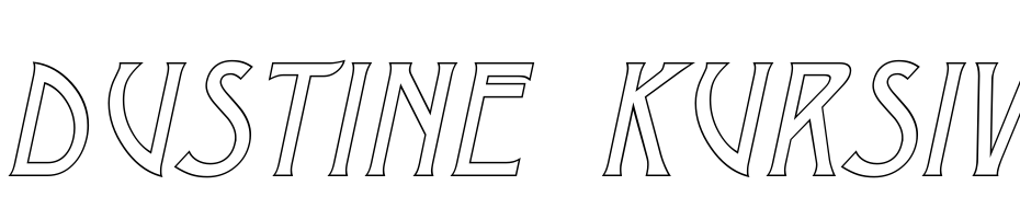 Dustine Kursiv Font Download Free