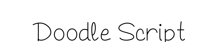 Doodle Script Schrift Herunterladen Kostenlos