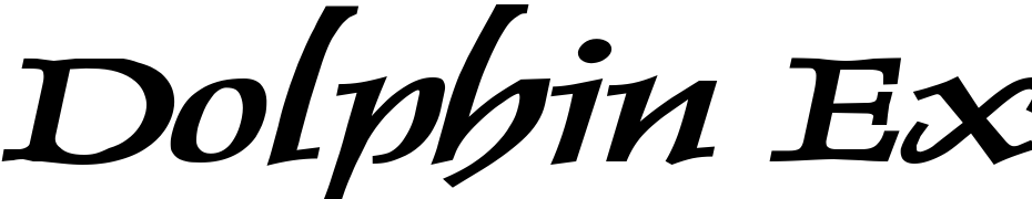 Dolphin Extended Bold Italic Font Download Free
