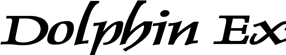 Dolphin Extended Bold Italic Font Download Free