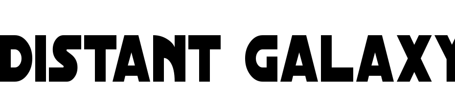 Distant Galaxy Condensed Font Download Free