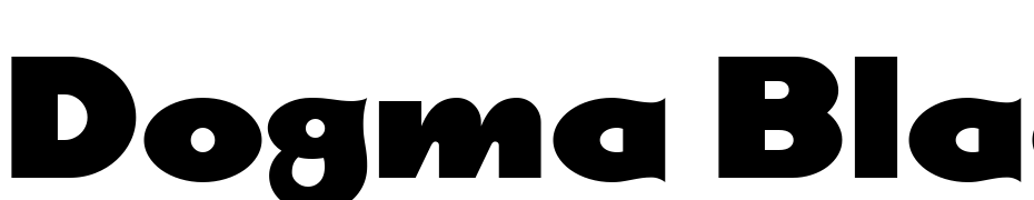 Dogma Black Font Download Free