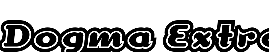 Dogma Extra Outline Font Download Free