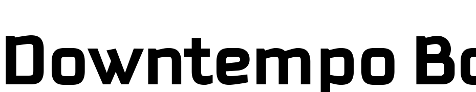 Downtempo Bold Font Download Free