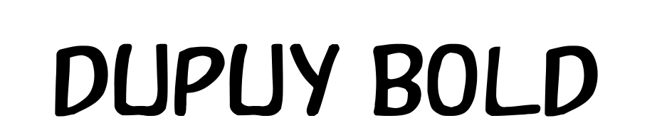 Dupuy Bold Font Download Free