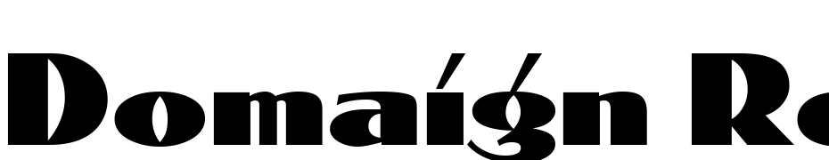 Domaign Regular Font Download Free