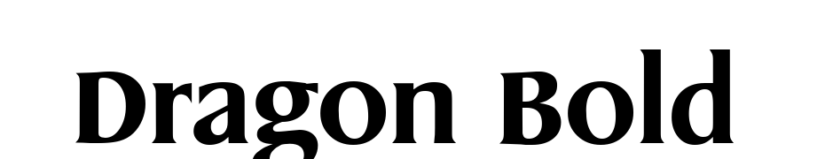 Dragon Bold Font Download Free