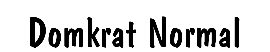 Domkrat Normal Font Download Free