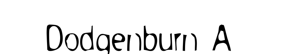 Dodgenburn A Font Download Free