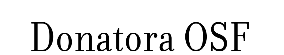 Donatora OSF Font Download Free