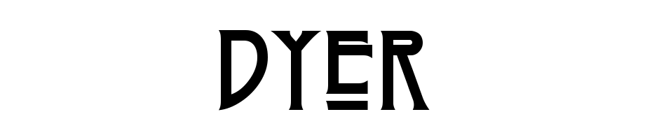 Dyer Font Download Free