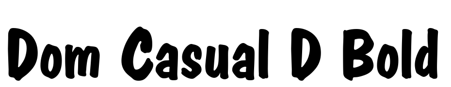 Dom Casual D Bold Font Download Free