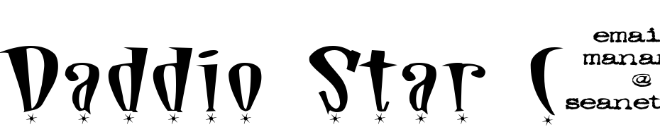 Daddio Star (eval) Font Download Free