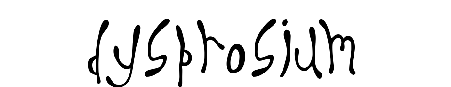 Dysprosium Font Download Free