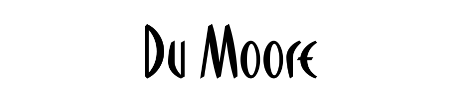 Du Moore Font Download Free