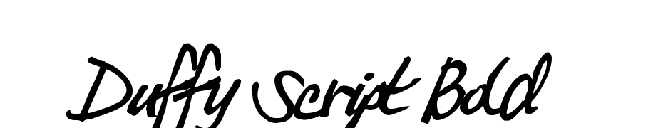 Duffy Script Bold Schrift Herunterladen Kostenlos