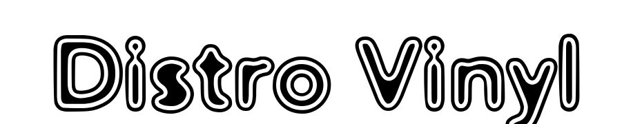 Distro Vinyl Font Download Free