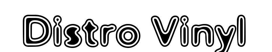 Distro Vinyl Font Download Free