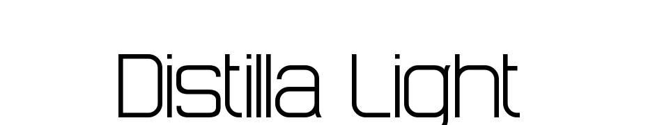 Distilla Light Font Download Free