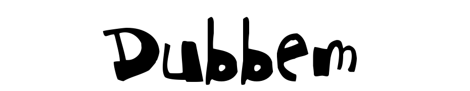 Dubbem Font Download Free